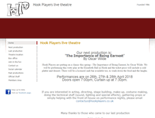 Tablet Screenshot of hookplayers.co.uk
